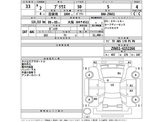 Toyota PRIUS 2020 7638103-2