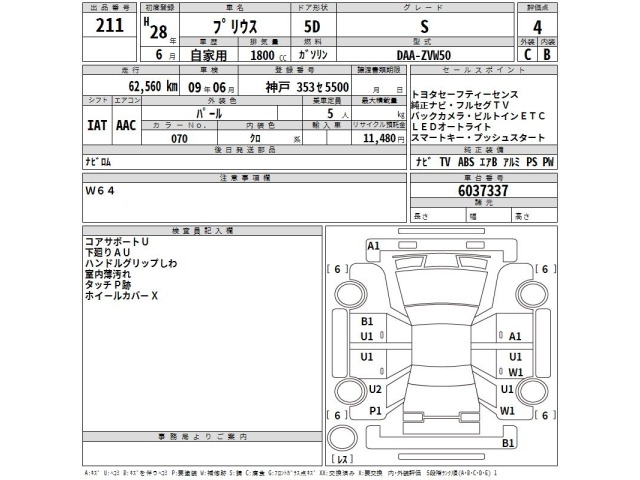 Toyota PRIUS 2016 7638113-2
