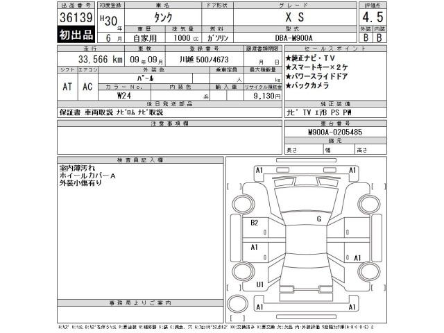 Toyota TANK 2018 7643905-2