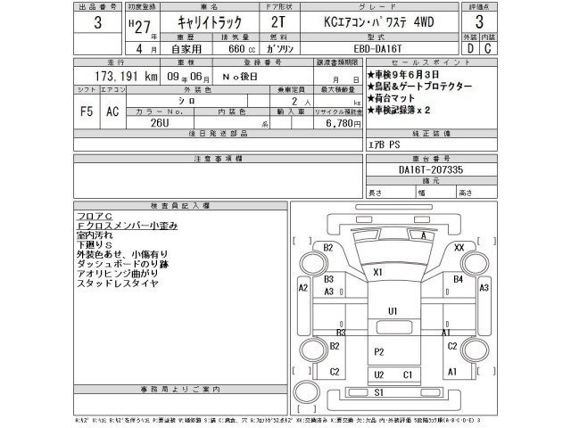 Suzuki CARRY TRUCK 2015 7649272-2