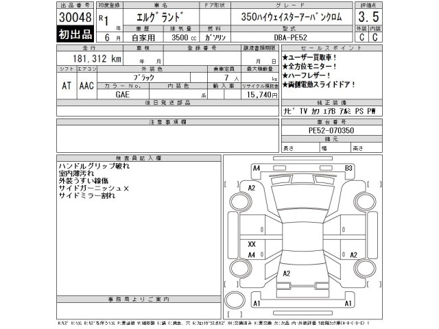 Nissan ELGRAND 2019 7658558-2
