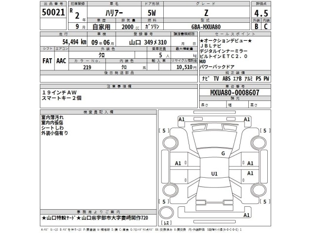 Toyota HARRIER 2020 7649138-2