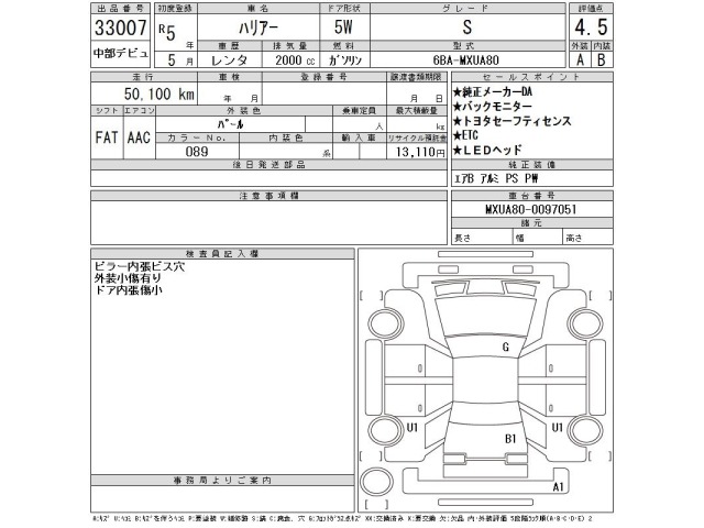 Toyota HARRIER 2023 7649201-2