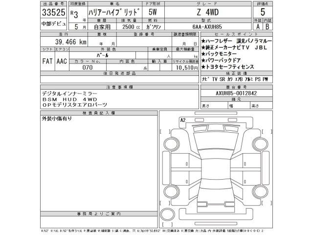 Toyota HARRIER 2021 7649242-2