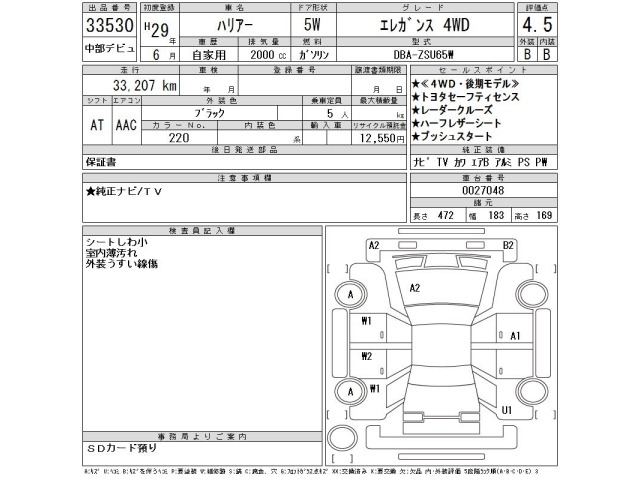 Toyota HARRIER 2017 7649243-2