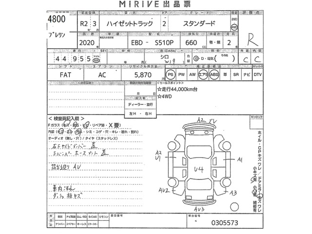 Daihatsu HIJET TRUCK 2020 7652289-2