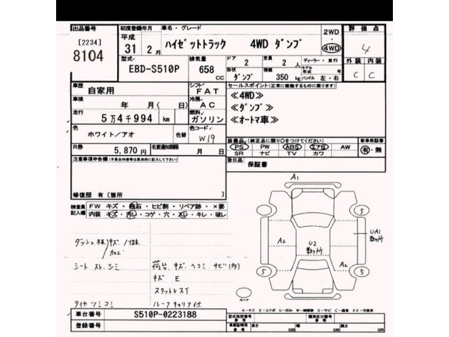 Daihatsu HIJET TRUCK 2019 7652319-2