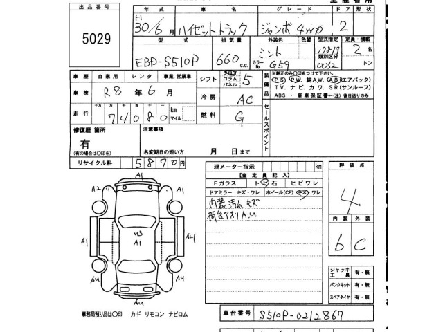 Daihatsu HIJET TRUCK 2018 7652425-2