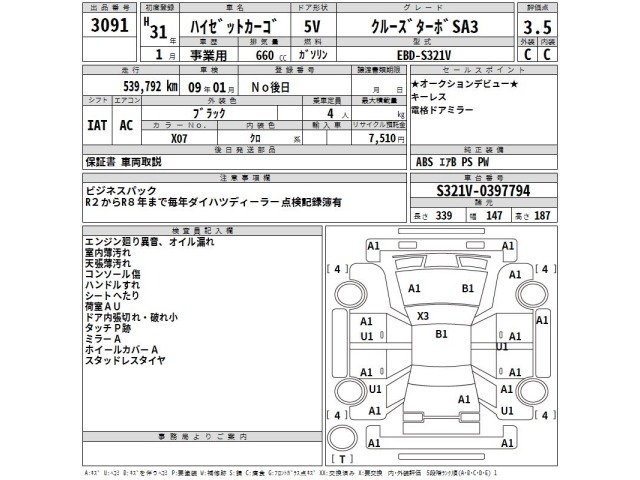 Daihatsu HIJET VAN 2019 7653936-2