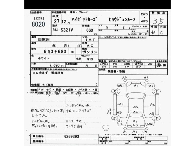 Daihatsu HIJET VAN 2015 7654084-2