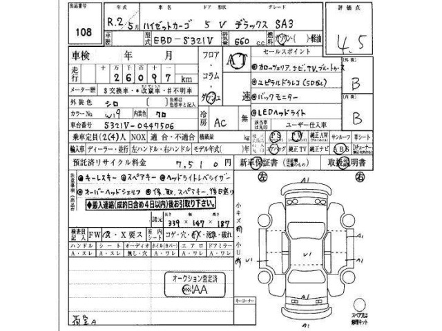 Daihatsu HIJET VAN 2020 7654247-20