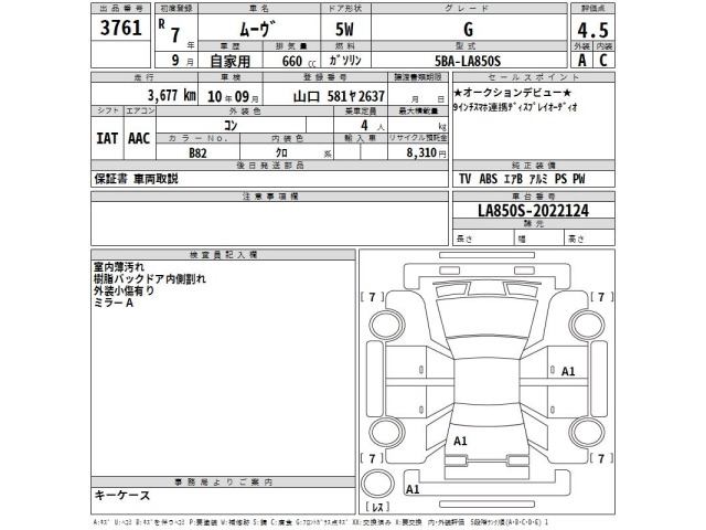 Daihatsu MOVE 2025 7652418-2