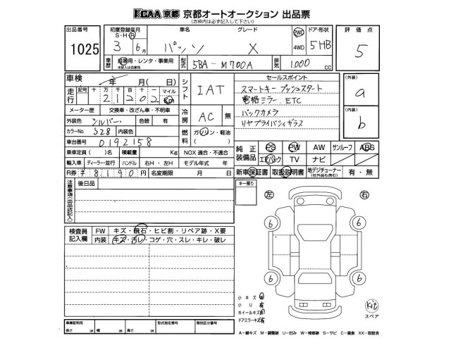 Toyota PASSO 2021 7655367-2