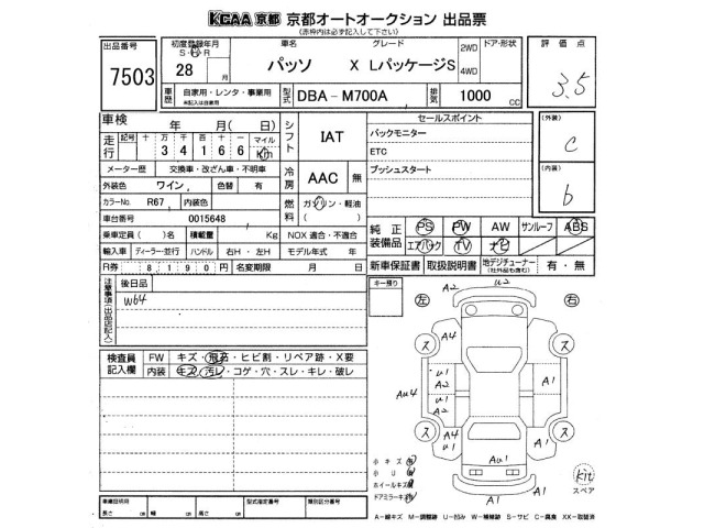 Toyota PASSO 2016 7655368-2