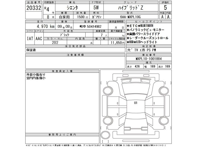 Toyota SIENTA 2022 7657604-2