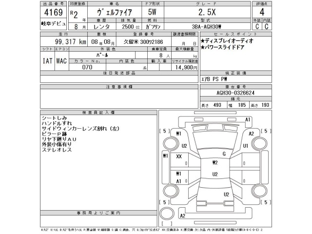 Toyota VELLFIRE 2020 7657851-2