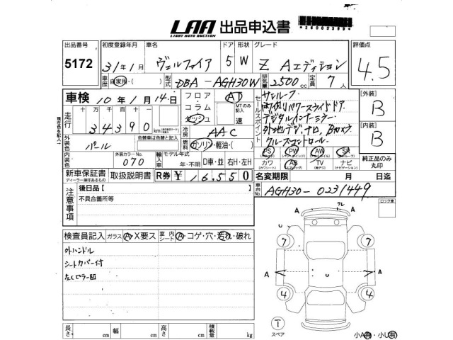 Toyota VELLFIRE 2019 7657939-2