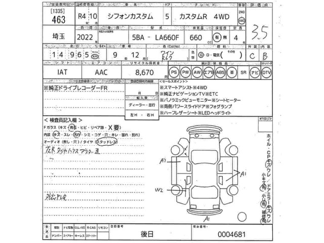 Subaru CHIFFON 2022 7663669-2