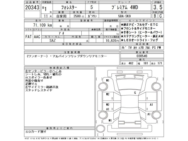 Subaru FORESTER 2019 7664253-2