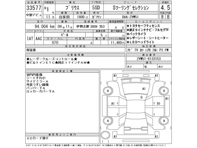 Toyota PRIUS 2019 7660128-2