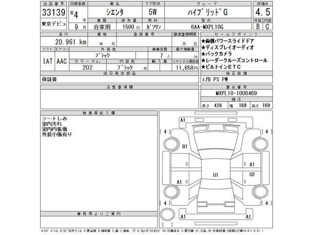 Toyota SIENTA 2022 7674977-2