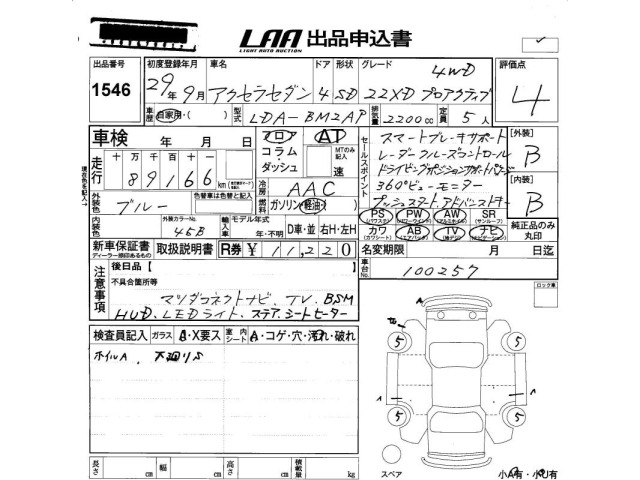 Mazda AXELA 2017 7681801-2