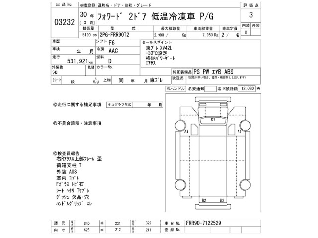 Isuzu FORWARD 2018 7689852-2