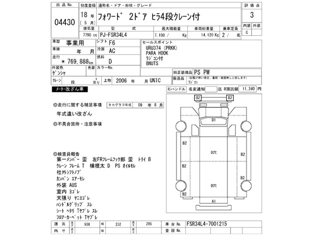 Isuzu FORWARD 2006 7689862-2