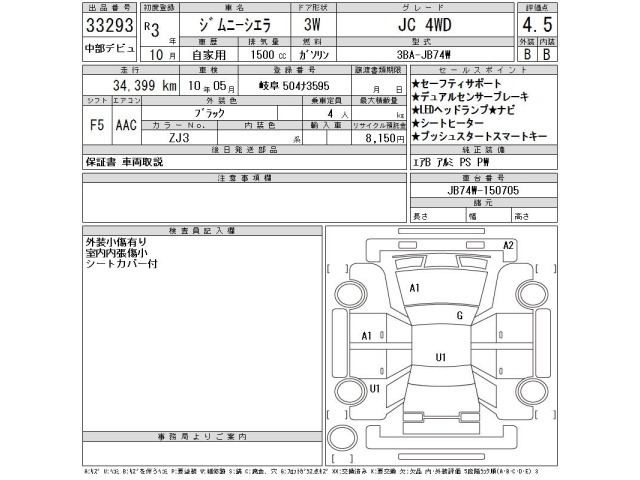 Suzuki JIMNY SIERRA 2021 7684627-2