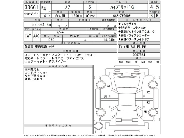 Toyota NOAH 2022 7688554-2
