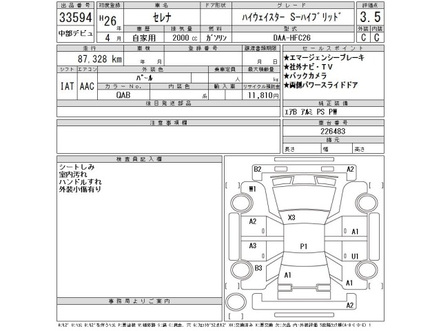 Nissan SERENA 2014 7688500-2