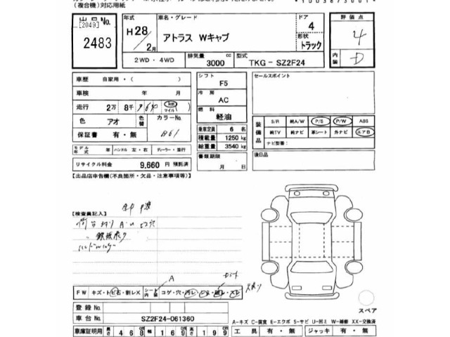 Nissan ATLAS 2016 7694997-2