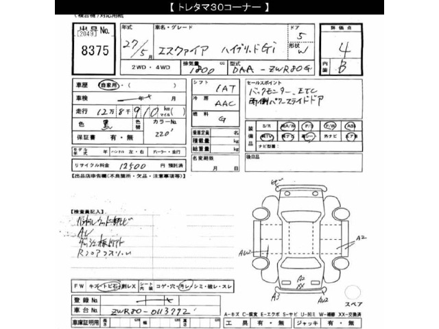 Toyota ESQUIRE 2015 7692901-2