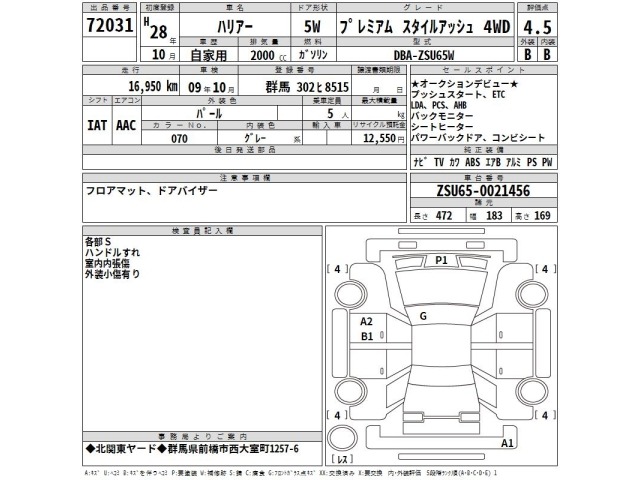 Toyota HARRIER 2016 7695578-2