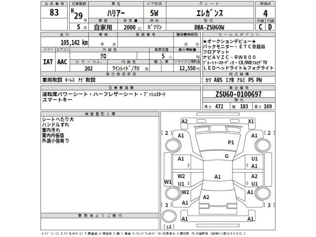Toyota HARRIER 2017 7695579-2
