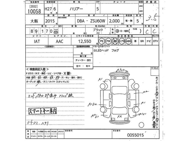 Toyota HARRIER 2015 7695580-2