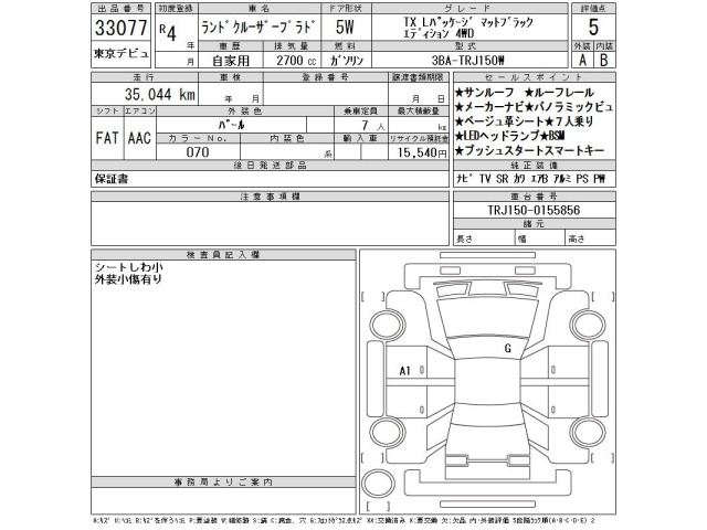 Toyota LAND CRUISER PRADO 2022 7690713-2