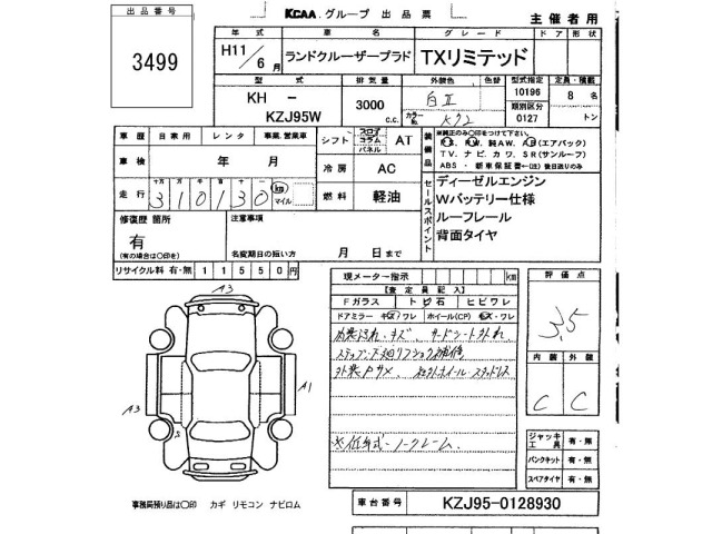 Toyota LAND CRUISER PRADO 1999 7690742-2