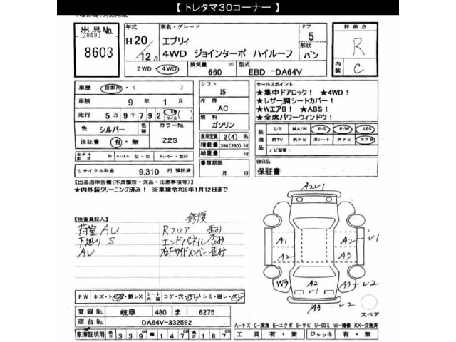 Suzuki EVERY 2008 7704212-2