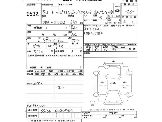 Toyota PIXIS TRUCK 2021 7705077-2