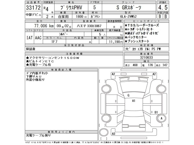 Toyota PRIUS PHV 2022 7702032-2