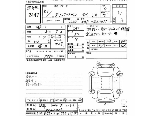 Toyota TOWNACE VAN 2023 7715362-2
