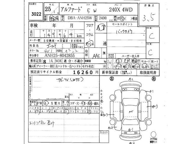 Toyota ALPHARD 2013 7716605-6