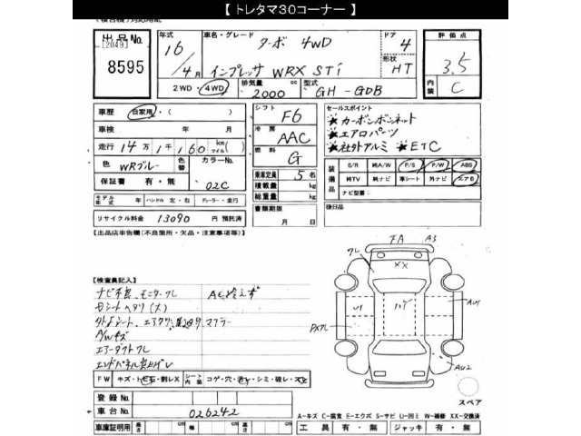 Subaru IMPREZA 2004 7732072-2