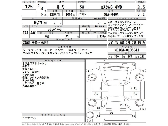 Toyota ROOMY 2021 7731944-2