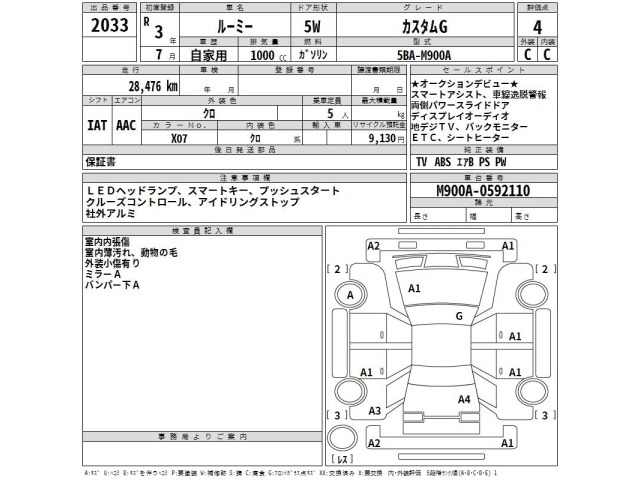 Toyota ROOMY 2021 7732024-2