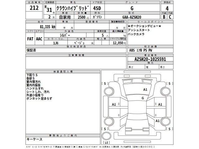 Toyota CROWN 2019 7745045-2
