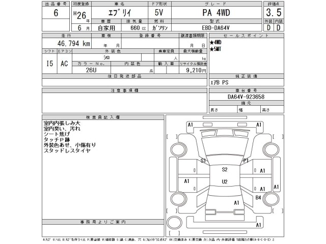 Suzuki EVERY 2014 7742155-2