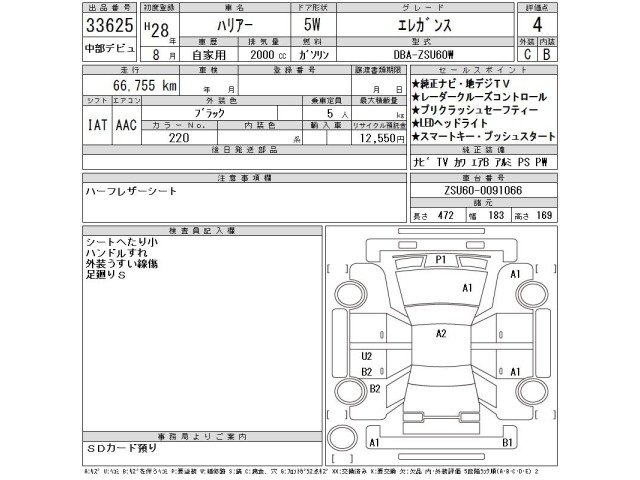 Toyota HARRIER 2016 7744742-2