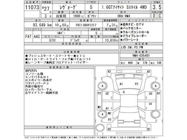 Subaru LEVORG 2015 7741917-2